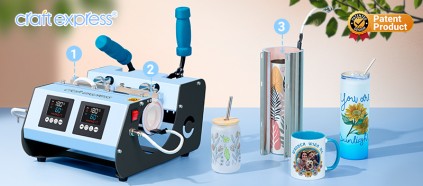 Achieving More with Craft Express 3 in 1 Two Station Mug Press !