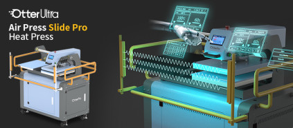 Air Press Slide Pro Dual Station Heat Press – Fully Automatic, Safe, & Smart!