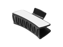 Pinza para cabello con inserción de sublimación (Negro, 5.4*10.5*4.2 cm)