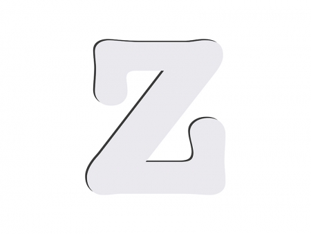 Sublimation HB Letters - Z (MOQ: 36)