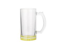Jarra Cerveja Vidro Transparente 16oz (Amarelo Limão)