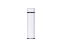 16oz/450ml Sublimation Smart Stainless Steel Flask (White)