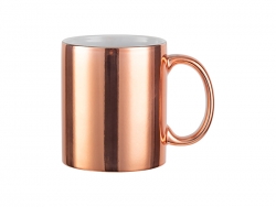 11oz Sublimation Blanks Rose Gold Plated Ceramic Mug