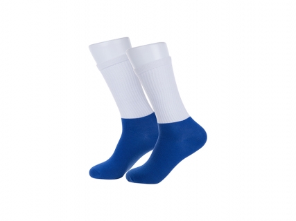 Sublimation Athletic Socks (Blue Sole)