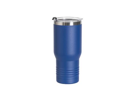 Engraving Blanks 22oz/650ml Powder Coated Ringneck Grip Stainlee Steel Tumbler (Royal Blue)