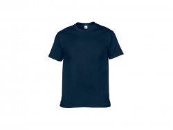 Camiseta Algodão-Azul Escuro