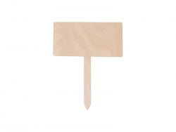 Sublimation Plywood Garden Stake (Square, 20*25cm)