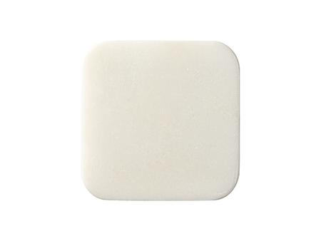 Sublimation Blanks White Marble Coaster with Cork(Square, 10*10cm/ 3.9&quot;x3.9&quot;)