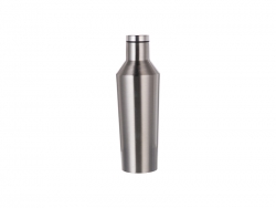 Botella Vino Acero Inoxidable 17oz/500ml (Plateado)