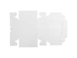 Caja de pastel sublimación con ventanilla (16*16*7.7cm)