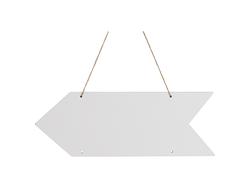 Sinal Flecha Madeira MDF (14*40cm)