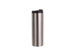 16oz/500ml Sublimation Stainless Steel Flask (Silver)
