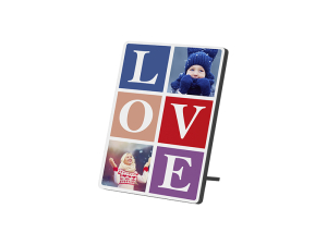 Sublimation MDF Frame w/ Active Stand 4 in. x 5 in.