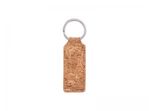 Engraving Blanks Cork Keychain(Small Rectangle)