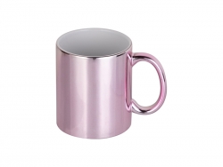 Caneca Cerâmica Rosa Plateada 11oz