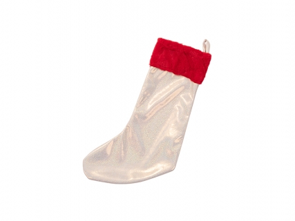 Sublimation Blanks Glitter Christmas Stocking (Champagne Gold)