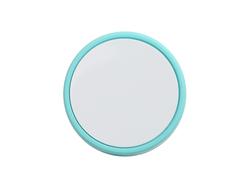 Tapa de pajita de silicona con inserto (Verde, Redonda)