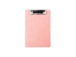 Portampapeles com Clip Metálico Couro PU (Cor-de-Rosa, Tamanho A5)  