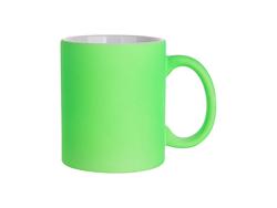 11oz Fluorescent Mug(Frosted, Bright Green)