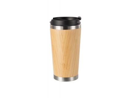 420ml/14oz Bamboo Thermal Tumbler   MOQ: 1000pcs