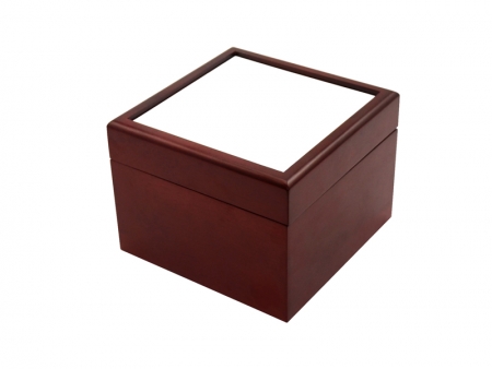 Sublimation Jewelry Box(4*4, Brown)