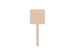 Estaca de Jardín Madera contrachapada (Cuadrado,7*17.5cm)