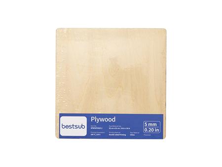 Sublimation Blanks Plywood Sample 2PK (20*20*0.5cm, 7.87&quot;*7.87&quot;*0.2&quot;)